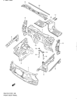 Body Suzuki Jimny SN413V-2, -3, -4 FRONT BODY PANEL