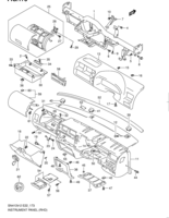 Body Suzuki Jimny SN413V-2, -3, -4 INSTRUMENT PANEL (RHD)