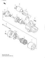 Electrical Suzuki Jimny SN413V-2, -3, -4 STARTING MOTOR (SN413V:E6,E10,E11,E21,E24,E37,E38,E43,E50,E54)