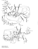 Electrical Chevrolet Jimny SN413V-2, -3, -4 WIRING HARNESS (TYPE 2)
