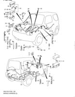 Electrical Chevrolet Jimny SN413V-2, -3, -4 WIRING HARNESS (TYPE 3)