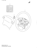 Suspension/Brake Suzuki Jimny SN413V-2, -3, -4 STEERING WHEEL (W/AIR BAG)