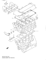 Engine Chevrolet Jimny SN413V-2, -3, -4 ENGINE GASKET SET (SN413V)