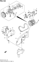 Suspension/Brake Suzuki Jimny SN413V-5, -6, -7 POWER STEERING OIL PUMP (SN413V:LHD:W/POWER STEERING)