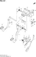 Suspension/Brake Chevrolet Jimny SN413V-5, -6, -7 PEDAL/PEDAL BRACKET (SN413V:LHD:MT)