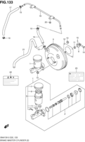 Suspension/Brake Suzuki Jimny SN413V-5, -6, -7 BRAKE MASTER CYLINDER (LHD:W/ABS)