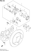 Suspension/Brake Suzuki Jimny SN413V-5, -6, -7 FRONT WHEEL BRAKE (SN413V)