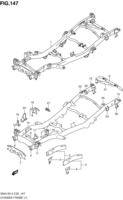 Body Chevrolet Jimny SN413V-5, -6, -7 CHASSIS FRAME (TYPE 5:SN413V)