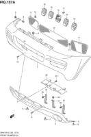 Body Suzuki Jimny SN413V-5, -6, -7 FRONT BUMPER (TYPE 6,7)