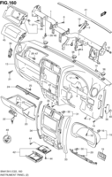 Body Suzuki Jimny SN413V-5, -6, -7 INSTRUMENT PANEL (RHD)