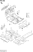 Body Suzuki Jimny SN413V-5, -6, -7 FLOOR CARPET (TYPE 5,6,7,8)
