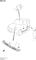Body Suzuki Jimny SN413V-5, -6, -7 GARNISH (TYPE 5,6,7,8)