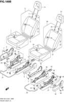 Body Suzuki Jimny SN413V-5, -6, -7 FRONT SEAT (TYPE 7,8:RHD:JX,JLX)