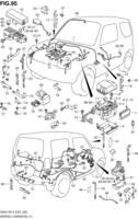 Electrical Chevrolet Jimny SN413V-5, -6, -7 WIRING HARNESS (TYPE 5)