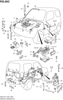 Electrical Chevrolet Jimny SN413V-5, -6, -7 WIRING HARNESS (TYPE 8)