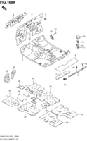 Body Suzuki Jimny SN413V-5, -6, -7 FLOOR CARPET (TYPE 9)
