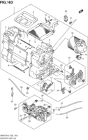 Body Suzuki Jimny SN413V-5, -6, -7 HEATER UNIT (SN413V:RHD)