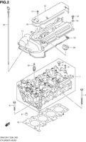 Engine Chevrolet Jimny SN413V-7 CYLINDER HEAD