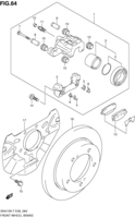 Suspension/Brake Suzuki Jimny SN413V-7 FRONT WHEEL BRAKE