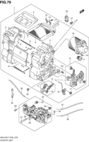 Body Suzuki Jimny SN413V-7 HEATER UNIT