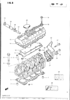 Engine Chevrolet Samurai/SJ SJ410, -3, -4, -5 [K,P,Q,V,W] CYLINDER HEAD