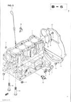 Engine Suzuki Samurai/SJ SJ410, -3, -4, -5 [K,P,Q,V,W] CYLINDER