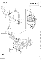 Engine Chevrolet Samurai/SJ SJ410, -3, -4, -5 [K,P,Q,V,W] INTAKE MANIFOLD