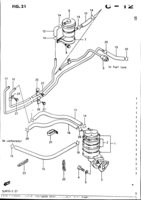 Engine Chevrolet Samurai/SJ SJ410, -3, -4, -5 [K,P,Q,V,W] FUEL PUMP (O, Q, W, V)