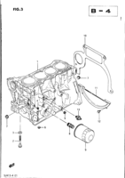 Engine Chevrolet Samurai/SJ SJ413-4, -5 CYLINDER BLOCK