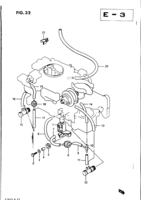 Engine Chevrolet Samurai/SJ SJ413-4, -5 EMISSION CONTROL SYSTEM (SEE NOTE 1)