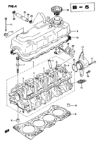 Engine Chevrolet Samurai/SJ SJ413Q-6, -7; V-6, -7 CYLINDER HEAD (W/FUEL INJECTION)