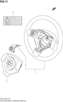 Suspension/Brake Chevrolet Swift RS415 STEERING WHEEL (W/AUDIO SWITCH)