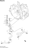 Transmission Chevrolet Swift RS415, -2, -3, -4 AT OIL HOSE (TYPE 3,4:AT)
