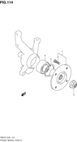 Suspension/Brake Suzuki Swift RS415, -2, -3, -4 FRONT WHEEL HUB (RS413,RS415)