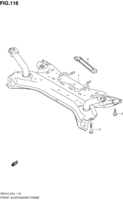 Suspension/Brake Chevrolet Swift RS415, -2, -3, -4 FRONT SUSPENSION FRAME (2WD)