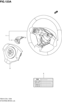 Suspension/Brake Suzuki Swift RS415, -2, -3, -4 STEERING WHEEL (TYPE 1:RS413,RS415:W/AUDIO SWITCH)