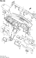 Body Chevrolet Swift RS415, -2, -3, -4 INSTRUMENT PANEL (RHD)