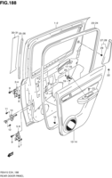Body Chevrolet Swift RS415, -2, -3, -4 REAR DOOR PANEL