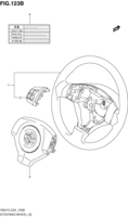 Suspension/Brake Suzuki Swift RS415, -2, -3, -4 STEERING WHEEL (TYPE 2:RS413,RS415:W/AUDIO SWITCH)