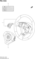 Suspension/Brake Suzuki Swift RS415, -2, -3, -4 STEERING WHEEL (TYPE 3,4:RS415:W/AUDIO SWITCH:SPORTY PLAN)