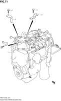 Engine Suzuki Swift RS415, -2 FUEL INJECTION HARNESS (DIESEL)