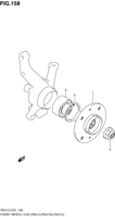 Suspension/Brake Chevrolet Swift RS415, -2 FRONT WHEEL HUB (RS413,RS413D,RS415)