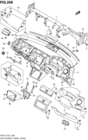Body Chevrolet Swift RS415, -2 INSTRUMENT PANEL (RHD)