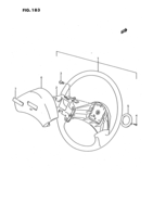 Suspension/Brake Suzuki Swift SF413, -2 STEERING WHEEL (TYPE 1:GL)