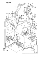 Suspension/Brake Suzuki Swift SF413, -2 PS OIL PUMP (TYPE 2:RHD:GL,GS,GLX)(SEE NOTE)