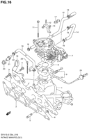 Engine Suzuki Swift SF413-3 INTAKE MANIFOLD (01 MODEL)