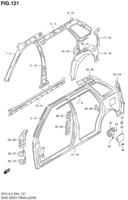 Body Suzuki Swift SF413-3 SIDE BODY PANEL (5DR)