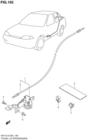 Body Chevrolet Swift SF413-3 TRUNK LID OPENER (4DR)