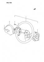 Suspension/Brake Suzuki Swift SF416, -2 STEERING WHEEL (TYPE 1)