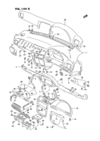 Body Suzuki Swift SF416, -2 INSTRUMENT PANEL (TYPE 2:RHD)